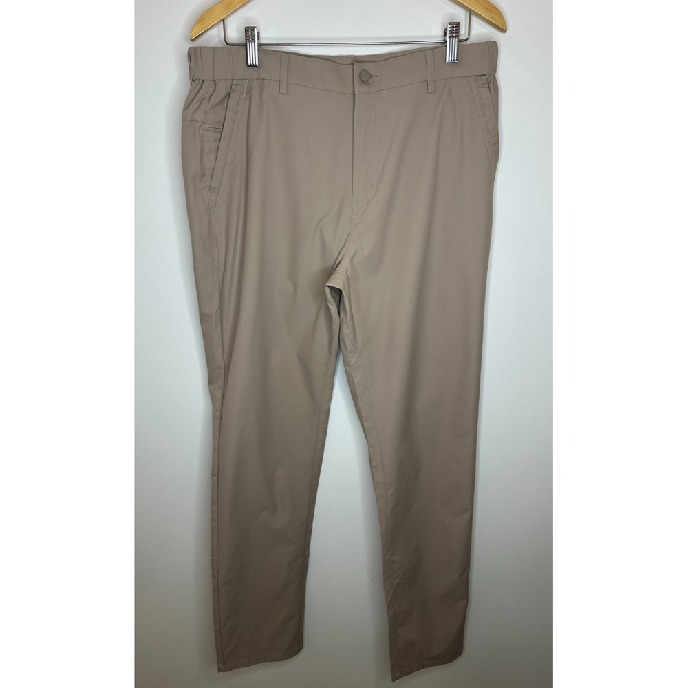 Jack Archer Jetsetter Tech Pants Straight Fit 34 x 34 Oak Khaki Performance - Picture 10 of 10